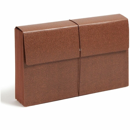 Smead Expanding Partition Wallet, 6 Pocket, Cord, PK10, Color: Brown 72475