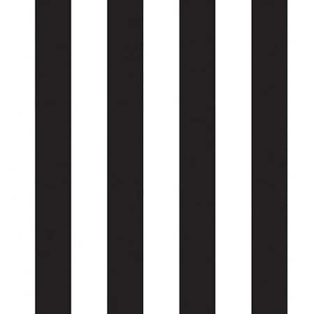 Nashville Wraps Black Domino Alley Stripes Tissue, 20x30, 120PK P390H