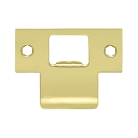 Dendesigns 2.75 x 2 in. Extended T-Strike, Bright Brass - Solid Brass DE927119