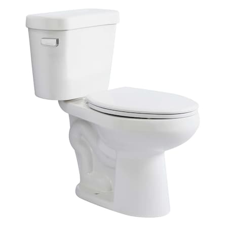 Speakman Elongated Left-Hand Flush Perfect Height Toilet, 1.28 GPF, White T-5002