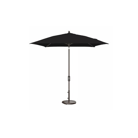 Treasure Garden 7.5 ft Square Patio Umbella, aluminum, fiberglass ribs, outdoor, Black UM847SQ-00 5408 Black