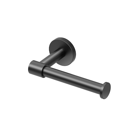 Gatco Reveal Euro Toilet Paper Holder, Matte Black 4663MX