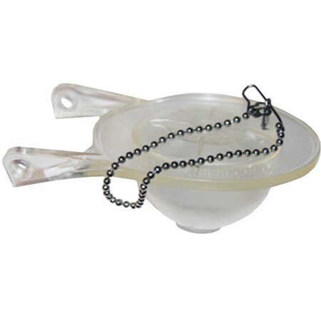Westlake Pipe & Fittings Universal Fit 3'' Rubber Toilet Flapper with Ball Chain 4/1/2159