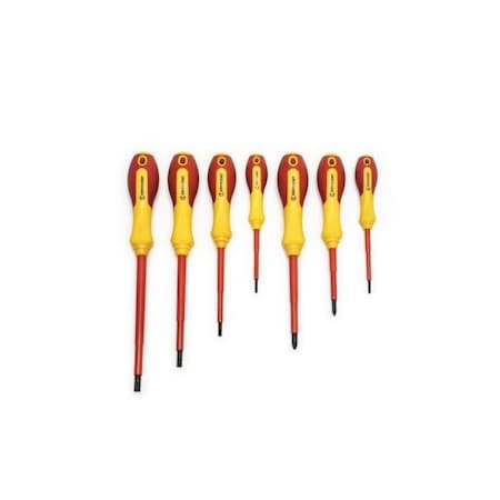 Crescent 7 Piece VDE Insulated Screwdriver Set CTVDESDS