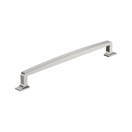 Amerock Westerly 10-1/16 inch 256mm Center-to-Center Polished Nickel Cabinet Pull BP53725PN