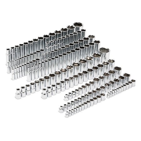 Gearwrench Deep Master 163Pc Set, 1/4, 3/8, 1/2, 6 PT 89073