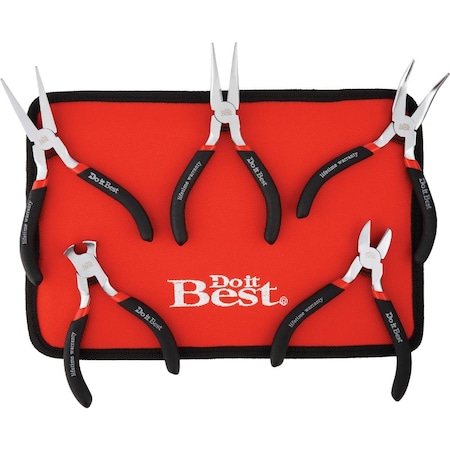 Do It Best Hobby Pliers Set, 5 Piece 306428