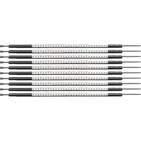 Brady ClipSleeve Wire Markers Size 05 Nylon 22 AWG - 20 AWG, 0 Pack of 300 Each, 300PK SCN05-0