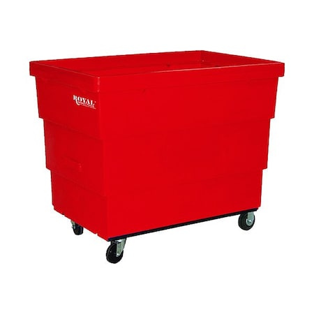 Royal Basket Trucks Cube Truck, Red, Rubber G13-RDX-RCC-4HNN