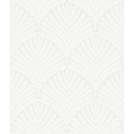 York Wallcoverings Beachcomber Light Grey and White Wallpaper MN1874