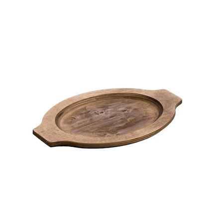 Lodge Grip Style Oval Walnut Wood Underliner, 6PK UGOH