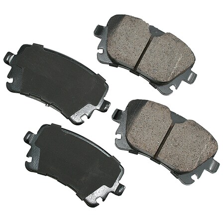 Akebono 03-11 Audi A4/S4/A6/S6/S8/Rs4/Rs6-Rr Euro Pads, Eur1018 EUR1018