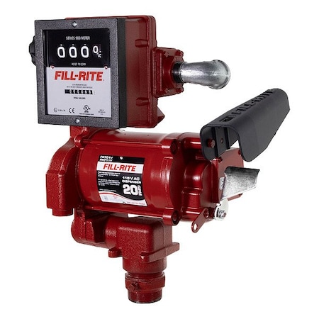 Fill-Rite Electric Drum Pump, Cast Iron, 115 V AC FR711VN