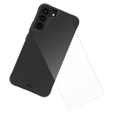 Case-Mate Protection Pack Tough Case And Glass Screen Protector For Samsung Galaxy S22 Plus, Black CM048052