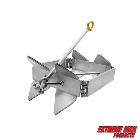 Extreme Max 3006.6652 BoatTector Zinc-Plated Cube Anchor (Box Style) - 19 lbs. 3006.6652