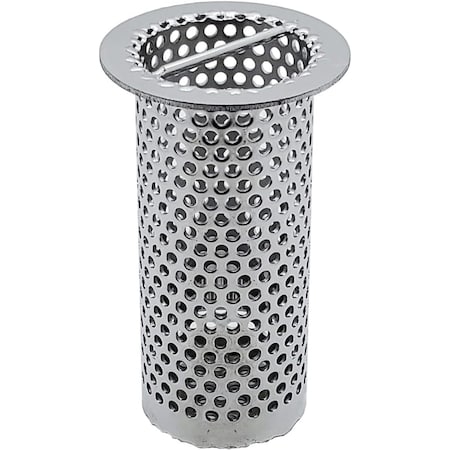 Amgood Commercial Flood Drain Strainer 1, 2 in. Diameter x 4 in. Tall Cylinder CSSS-2x4-Z