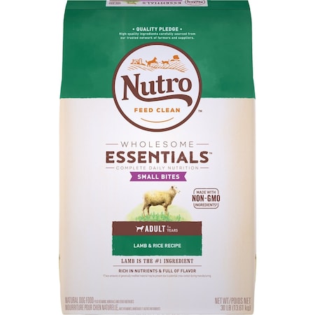 Nutro Wholesome Essentials Small Bite 30 Lb. Lamb & Rice Adult Dry Dog Food 791914