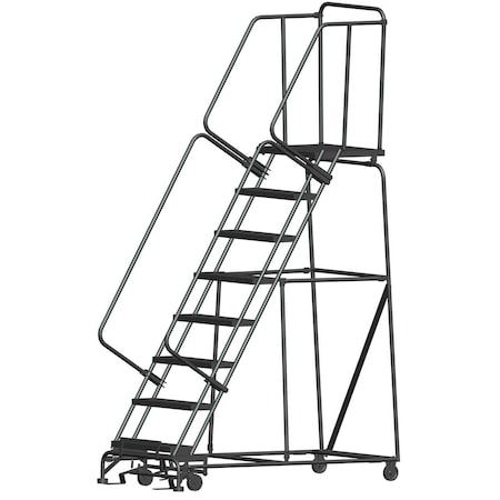 Ballymore Safety Rolling Ladder, Steel, 80 in.H 083221RSU