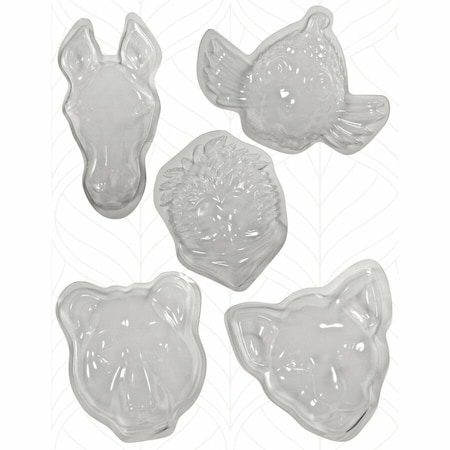 Roylco R52007 Animal Face Forms 5 designs R52007