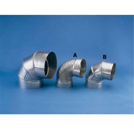 Cd Selkirk Corporation 4609 6 Inch Heat-fab 15 Degree Corrugated Non-adjustable Elbow 304-alloy 21640