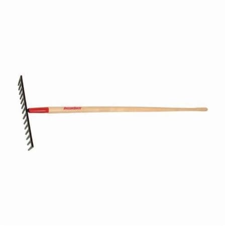 Razor-Back HEAVY DUTY ROAD RAKE, 14 TINES, FORGED STEEL, HARDWOOD HANDLE 63121