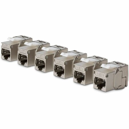 Startech.Com 6-PACK OF SHIELDED CAT8 RJ45 STP KEYSTONE JACKS IS IDEAL FOR PATCH PANELS AND WA, 6PK C8KEYSTP1806PK
