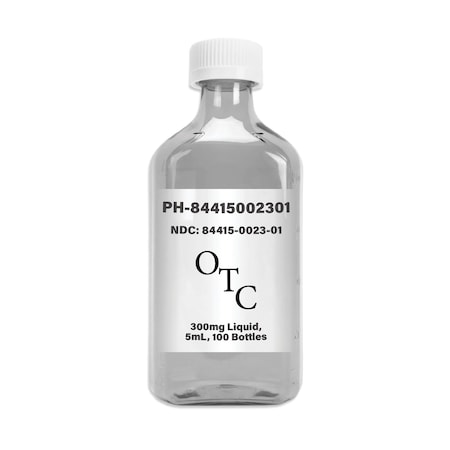 Generic Ferrous Sulfate 300mg, Liquid, Yellow, 5mL, 100PK 09-24691