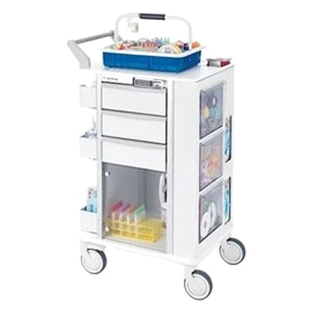 Marketlab Medical Procedure Cart, Aluminum, 42 in H 101878E