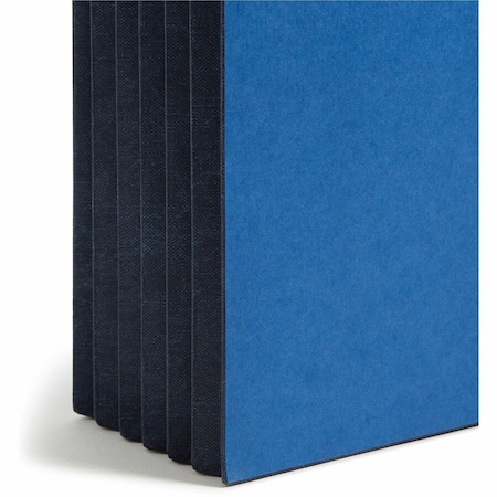 Smead Expanding Wallet, 514 Expansion, Flap and Cord Closure, Navy, 10 per Box 71122 SMD71122