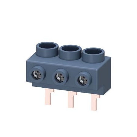 Siemens 3-phase supply terminal for 3-phase busbar for size S0 and S00 connection from 3RV1915-5A