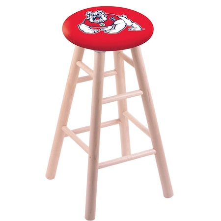 Holland Bar Stool Co Maple Bar Stool, Natural Finish, Fresno State Seat RC30MSNat