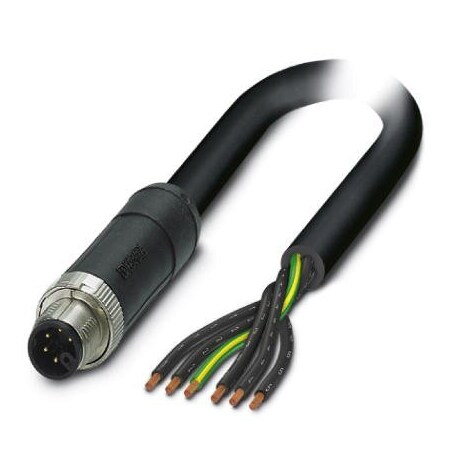 Phoenix Contact SAC-6P-M12MSM/ 5 0-PUR PE Power cable 1414957