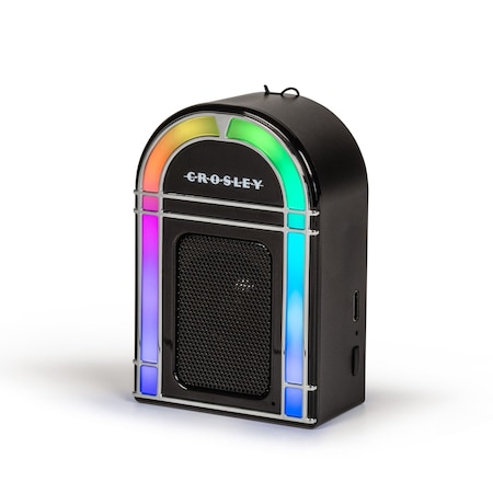 Crosley Radio Mini Jukebox Portable Bluetooth Speaker CR3046A-BK