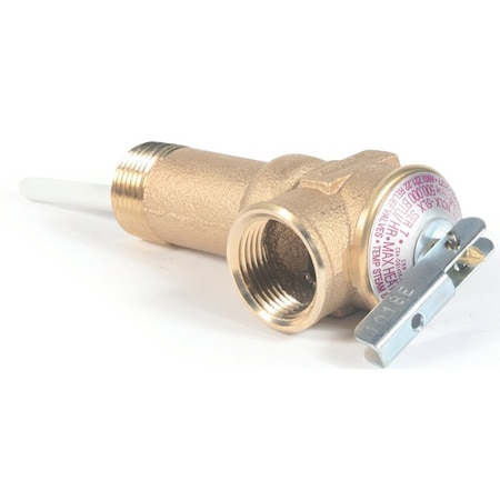 Camco Usa Relief Valve, 3/4 in, Brass Body 10493