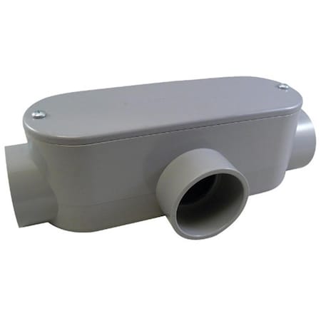 Cantex 5133566U 1.25 in. PVC Conduit Body 3339934