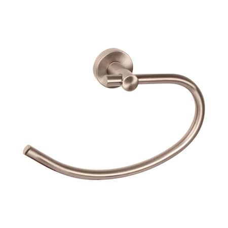 Pamex Solano Collection Metal Towel Ring Satin Nickel Finish BC12SN32
