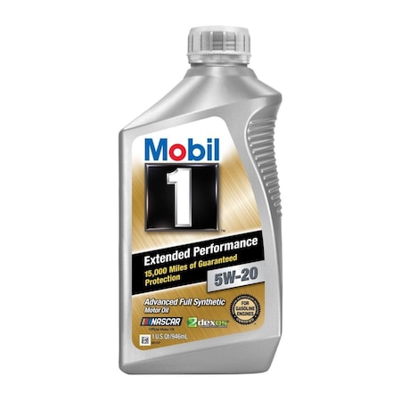 Mobil 1 102989 5W-20 EP Oil Bottles, 1 qt., 6PK MOB102989