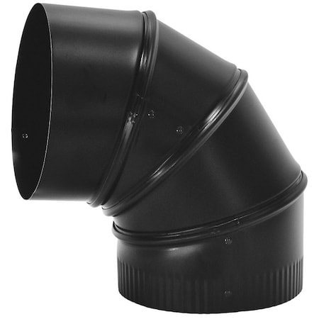 Imperial Mfg Elbow 90 Adj 5"Blk Steel BM0013