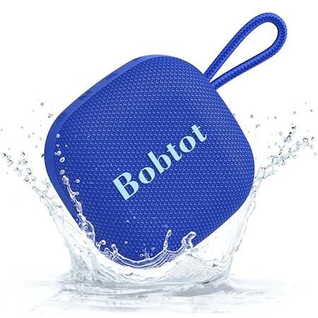 Bobtot Portable Bluetooth Speakers Wireless, Dark Blue, IPX7 Waterproof, Loud Stereo Sound, TWS, Built-in 803770
