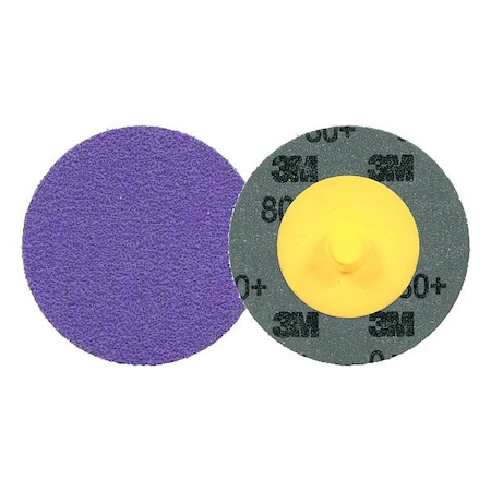 3M Cubitron Quick-Change Disc, Ceramic, 2 in Dia., PK50 7100331728