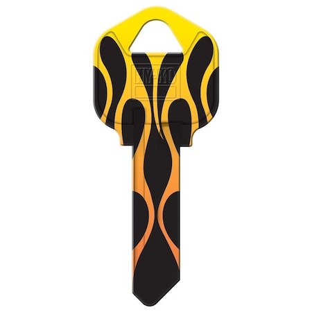 Hy-Ko Key Blank, Brass, Nickel-Plated, For: Kwikset KW1 Keyways 16010KW1-18