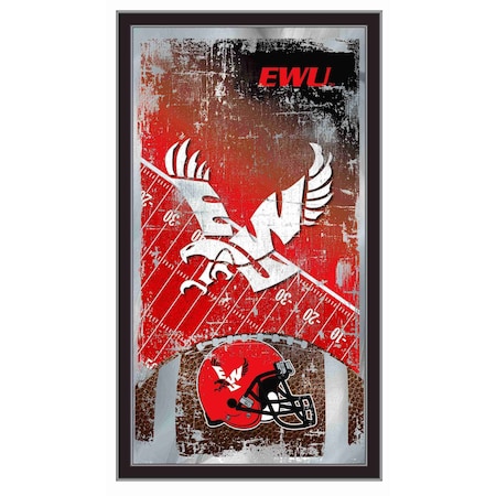 Holland Bar Stool Co Eastern Washington 15" x 26" Football Mirror MFtblEastWA