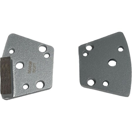 Vantage Product Diamond Grinding Disc for Trapezoid Grinders, 1 Bar Segment, 30/40 Grit, Soft Bond M-TQC10-1B3040-S