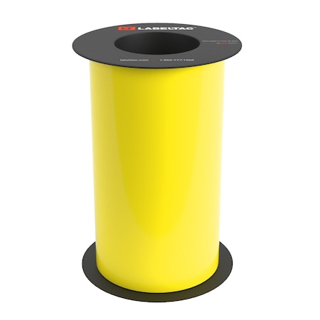 Labeltac High Performance 10-Year Vinyl Supply 9in x 75ft LTOnly, Hi-Vis Yellow LT919HP-C