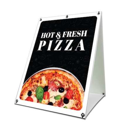 Signmission Pizza, 24 Inch x 18 Inch A-frame Yard Sign, Coroplast Yard Sign SBC-1824-30413