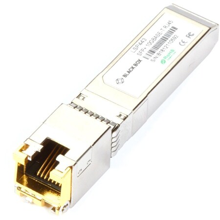 Black Box Black Box Transceiver Module, SFP+, 10Gbps, RJ45 LSP443