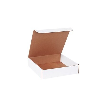 Bubblefast 50-12 x 12 x 3'' White Literature Mailers, 50PK BFML12123