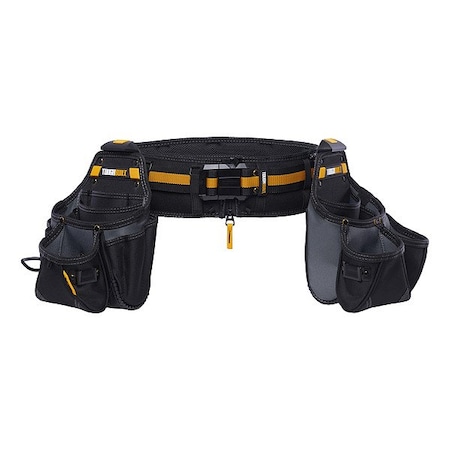 Toughbuilt Belt, 48-32 in, Blk/Ylw, 4.75 inW TB-CT-111-3P