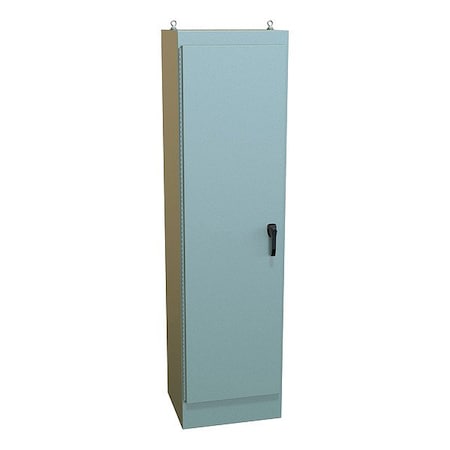 Hammond Handle Electrical Enclosure, 90 in H, 20 in D, 24 in W, 12, Steel 1418YW20