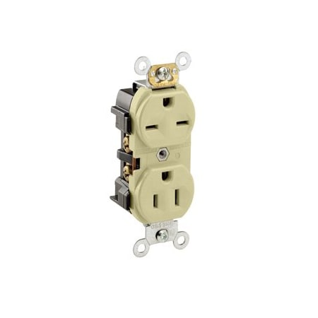 Leviton Industrial Series Heavy Duty Grade Duplex Receptacle, 15 Amp, 125/250 Volt 5292-I